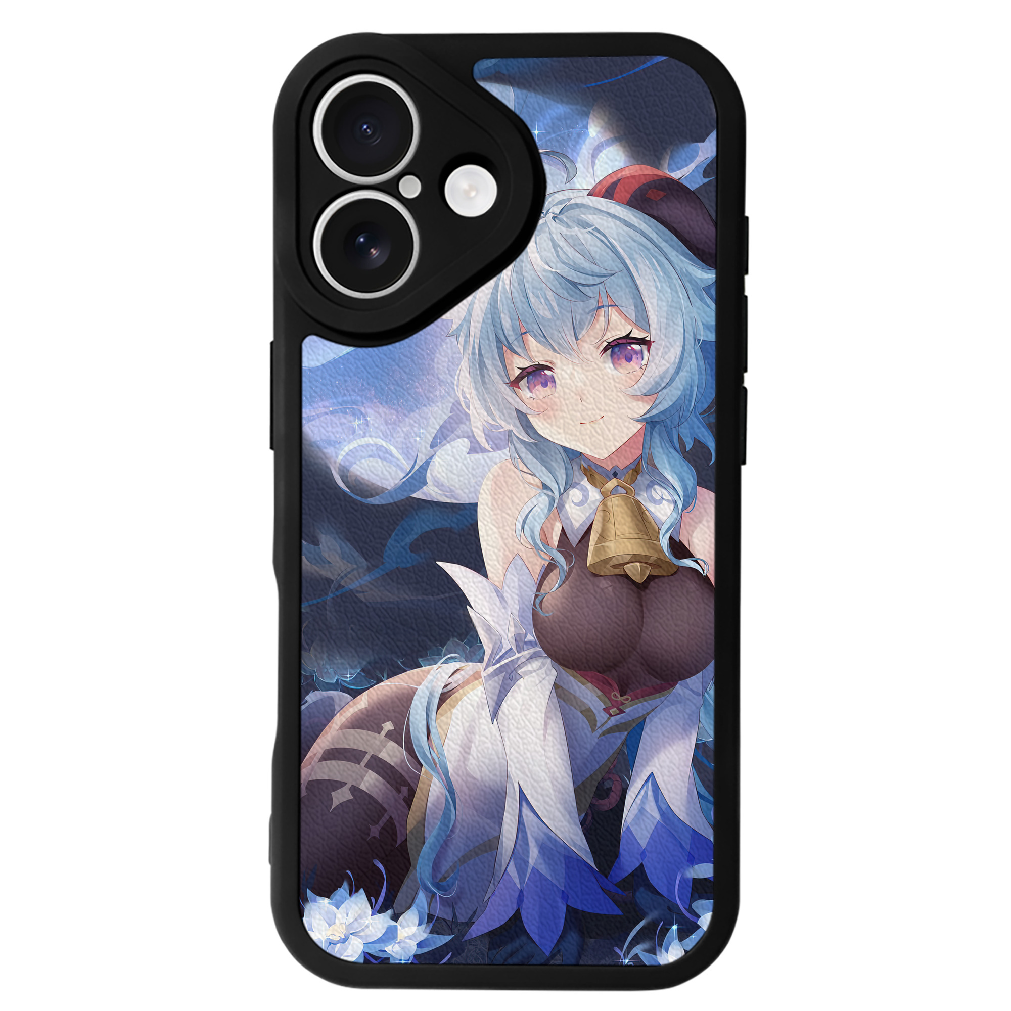 げんし神 genshin 【iPhone 16シリーズ対応】シリコンスマホケース（レザー調） 材質：シリコン